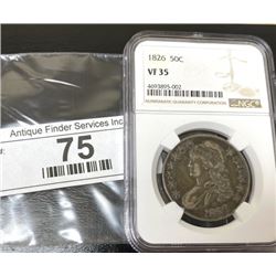 1826 VF 35 NGC Bust Half Dollar
