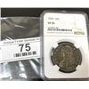 Image 1 : 1826 VF 35 NGC Bust Half Dollar