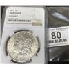 Image 1 : 1891 AU Details NGC Morgan Silver Dollar