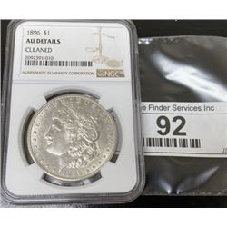 1896 AU Details NGC Morgan Silver Dollar