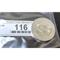 2014 1 1/2 oz. Silver Bullion Round