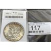 Image 1 : 1900 MS 62 ANACS Morgan Silver Dollar