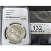 Image 1 : 1921 Hi-Relief AU 58 NGC Peace Silver Dollar