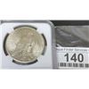 Image 2 : 1928 AU 58 NGC Peace Silver Dollar