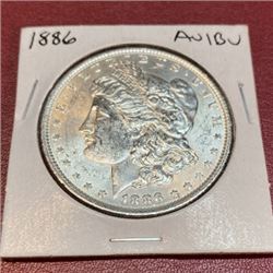 1886 AU/BU Morgan Silver Dollar