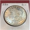 Image 1 : 1886 Clean Crisp BU Morgan Silver Dollar