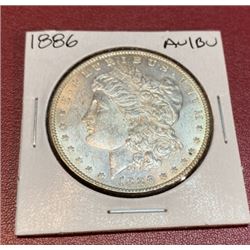 1886 BU Grade Morgan Silver Dollar