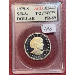 1979 S Susan B. Anthony Dollar PF69