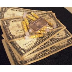 Silver and Currency Lot - 5 SC-10V-1oz Bar