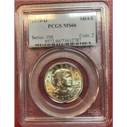 1979 d MS 66 Susan B. Anthony Dollar