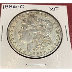 1886 O XF Grade Morgan Silver Dollar