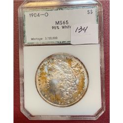 1904 O MS 64 Morgan Silver Dollar