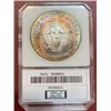 Image 2 : 1986 MS 67 US Silver Eagle Rainbow Toned