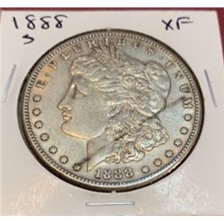 1888 s XF Grade Morgan Dollar