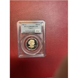 1981 s T-2 SBA PR69DCAM PCGS