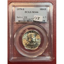 1979 s MS 66 PCGS $1 SBA