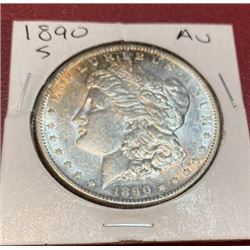 1890 s Better Date Morgan Silver Dollar