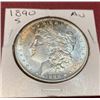 Image 1 : 1890 s Better Date Morgan Silver Dollar