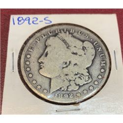 1892 s Better Date Morgan Dollar