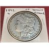 Image 1 : 1892 s VF Cleaned Silver Dollar