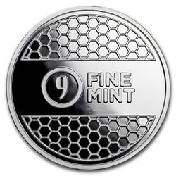 1oz 9Fine Rare Honeycomb Silver Round