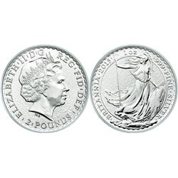 2015 Britannia 1 oz Silver Bullion