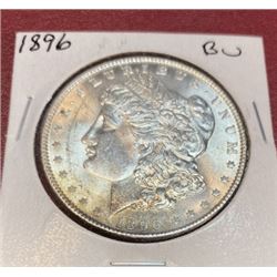 1896 BU Grade Morgan Silver Dollar