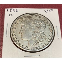 1896 O VF Grade Morgan Silver Dollar