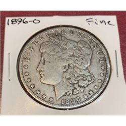1896 O Better Date FIne Grade Morgan Dollar
