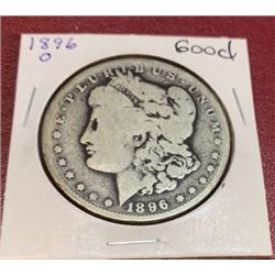 1896 O Good Grade Morgan Dollar
