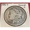 Image 1 : 1896 s Good Plus Morgan Silver Dollar