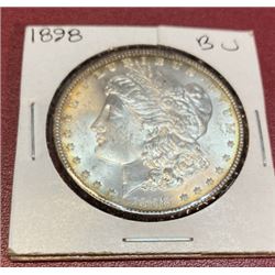 1898 BU Grade Morgan Silver Dollar