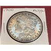 Image 1 : 1900 AU BU Grade Morgan Silver Dollar