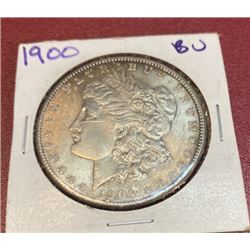 1900 BU Grade Morgan Silver Dollar