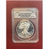 Image 1 : 2009 Proofed Overstrike Private Mint Silver Eagle
