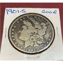 1901 S Better Date Morgan Dollar Good Grade