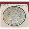 Image 1 : 1901 S Cleaned Morgan Dollar