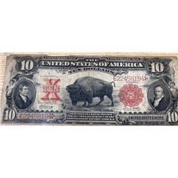 1901 $10 BISON Legal Tender Note