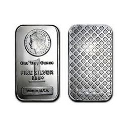 1 oz Morgan Design Silver Bar