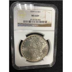 1899 O SM 64 + NGC Morgan Dollar