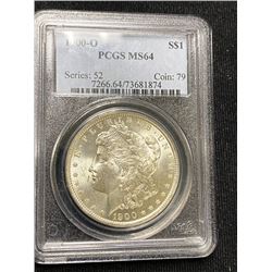1900 O MS 64 PCGS Morgan Silver Dollar