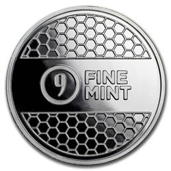 1 oz. 9fine Mint Honeycomb Silver Round
