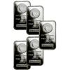 Image 1 : Lot of 5- Morgan Design Silver Bars 1oz.