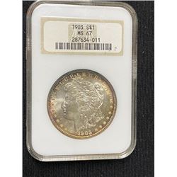 1903 Better Date MS 67 NGC Morgan Silver Dollar