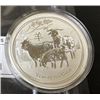 Image 1 : 2015 Year of the Goat 10 oz. Silver Round