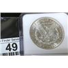 Image 2 : 1886 BU Grade NGC Morgan Silver Dollar