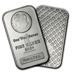 1 oz. Morgan Design Silver Bar