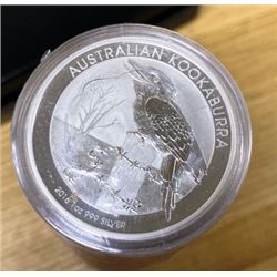 RARE MINT Roll Kookaburra 1 oz Silver 20pcs