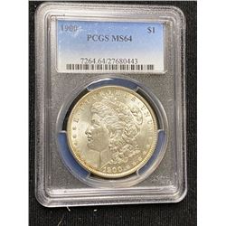 1900 MS 64 PCGS Morgan Dollar