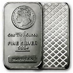 1 oz Morgan Design Silver Bar